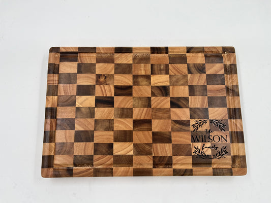 Medium Checkered Cutting Board